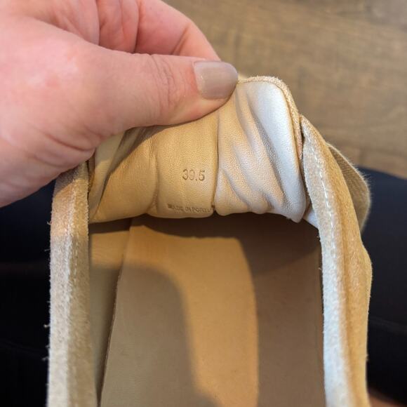 RAG & BONE Kent Platform Sneakers Dune Tan Suede Womens Size 39.5 - Picture 4 of 7